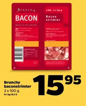 Netto Brunchy baconstrimler tilbud