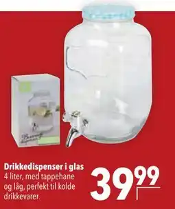 Citti Drikkedispenser i glas tilbud