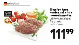 Citti Silver Fern Farms New Zealandsk fersk lammetykstegsfilet tilbud