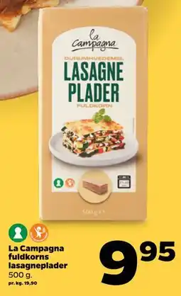 Netto La Campagna fuldkorns lasagneplader tilbud