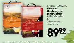 Citti Lindemans Chardonnay eller Shiraz Cabernet tilbud