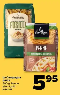 Netto La Campagna pasta tilbud