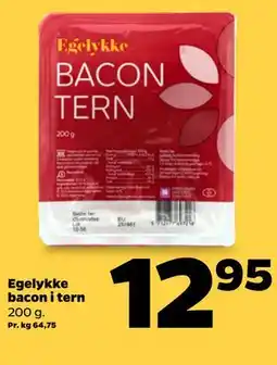 Netto Egelykke bacon i tern tilbud