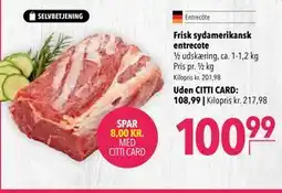 Citti Frisk sydamerikansk entrecote tilbud