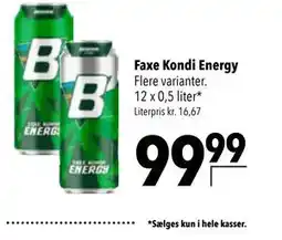 Citti Faxe Kondi Energy tilbud