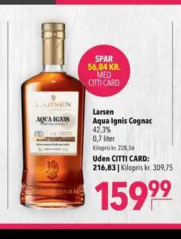 Citti Larsen Aqua Ignis Cognac tilbud