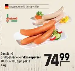 Citti Gerstand Grillpølser eller Skinkepølser tilbud