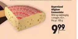 Citti Bayernland Allgäuer Emmentaler tilbud