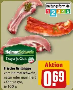 REWE DE Frische Grillrippe tilbud