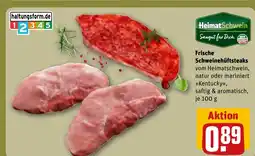 REWE DE Frische Schweinehüftsteaks tilbud