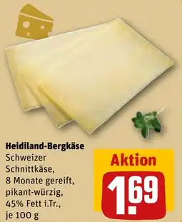 REWE DE Heidiland-Bergkäse tilbud