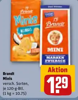 REWE DE Brandt Minis tilbud