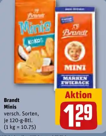 REWE DE Brandt Minis tilbud