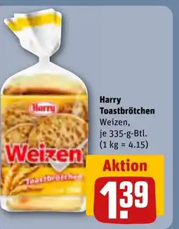 REWE DE Harry Harry Toastbrötchen tilbud