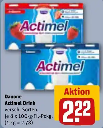 REWE DE Danone Actimel Drink tilbud