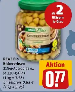 REWE DE REWE Bio Kichererbsen tilbud