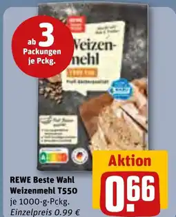 REWE DE REWE Beste Wahl Weizenmehl T550 tilbud