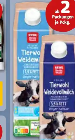 REWE DE REWE Beste Wahl Weidemilch tilbud