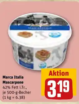 REWE DE Marca Italia Mascarpone tilbud