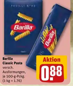 REWE DE Barilla Classic Pasta tilbud