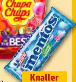 REWE DE oder Mentos Mint Kaubonbons tilbud