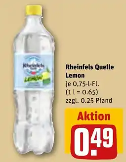 REWE DE Rheinfels Quelle Lemon tilbud