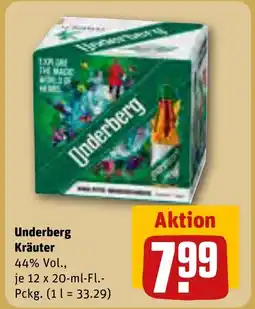REWE DE Underberg Kräuter tilbud