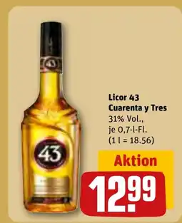 REWE DE Licor 43 Cuarenta y Tres tilbud