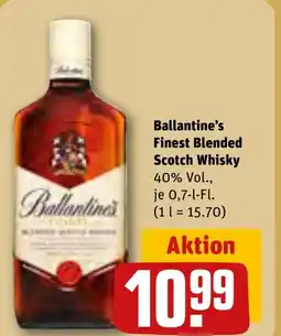 REWE DE Ballantine's Finest Blended Scotch Whisky tilbud