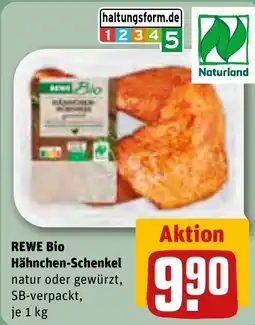 REWE DE REWE Bio Hähnchen-Schenkel tilbud