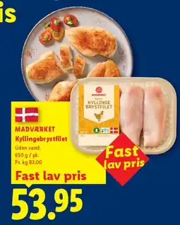 Lidl Kyllingebrystfilet tilbud