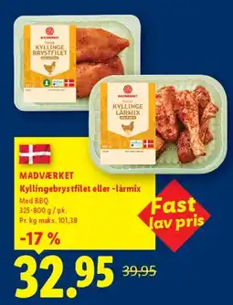 Lidl Kyllingebrystfilet eller -lårmix tilbud