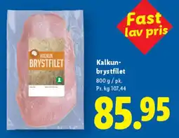 Lidl Kalkun-brystfilet tilbud