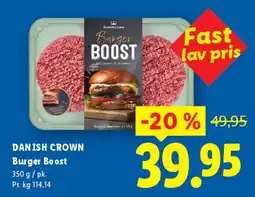 Lidl Burger Boost tilbud
