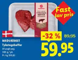 Lidl Tykstegs bøffer tilbud