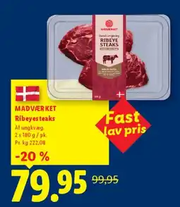 Lidl Ribeyesteaks tilbud