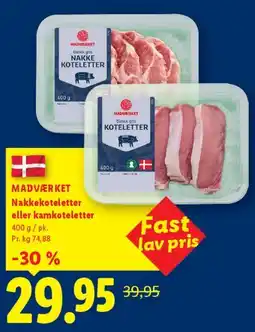 Lidl Nakkekoteletter eller kamkoteletter tilbud