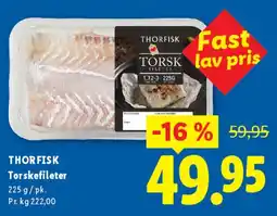 Lidl Torskefileter tilbud