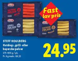 Lidl Hotdog-, grill- eller bayerske pølser tilbud