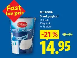 Lidl Græsk yoghurt tilbud