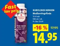 Lidl Madlavningsfløde tilbud