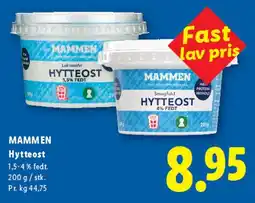 Lidl Mammen Hytteost tilbud