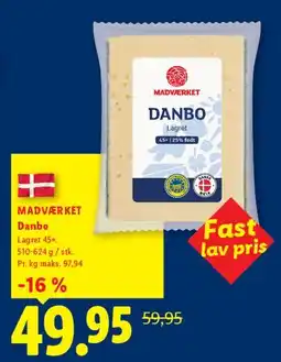 Lidl Danbo (Lagret) tilbud