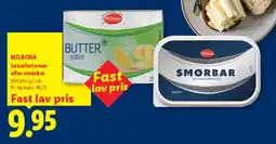 Lidl MILBONA letsaltet smør eller smørbar tilbud