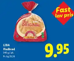 Lidl LIBA Fladbrød tilbud