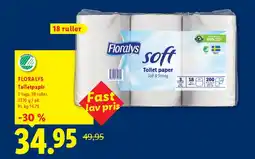 Lidl Floralys Soft toiletpapir, 18 ruller tilbud