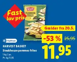 Lidl Steakhouse fries tilbud