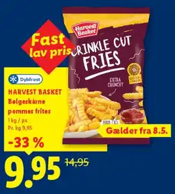 Lidl Crinkle cut fries tilbud