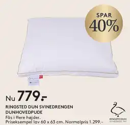 SENG Ringsted Dun dunhovedpude tilbud