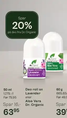 Helsam Deo roll on Lavender tilbud